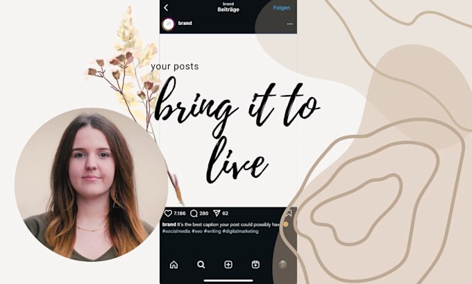Media Related Posts Create eyecatching social media posts for your brand by Melaniebsf | Fiverr