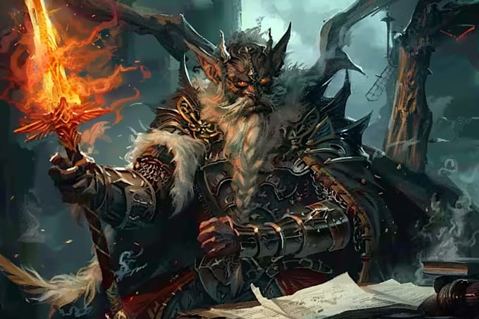 draw unique dnd characters for your adventures for you