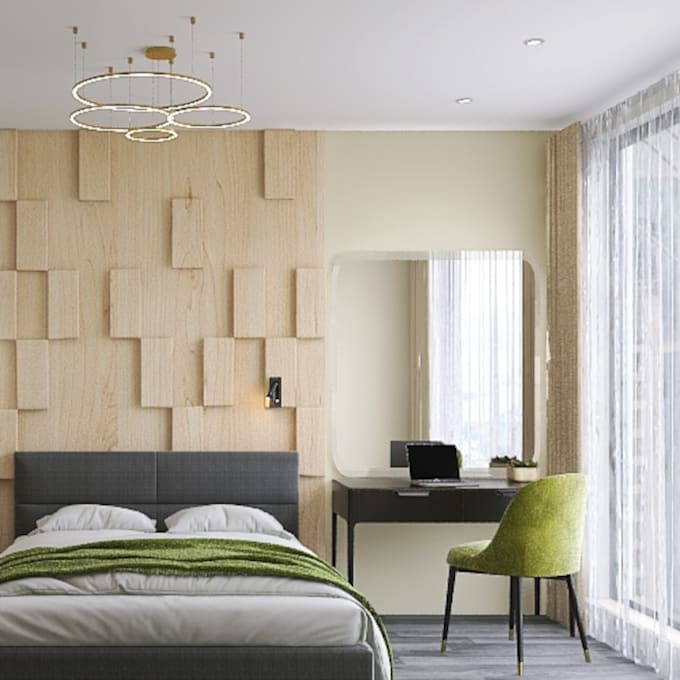 create 3d render of your room or apartment