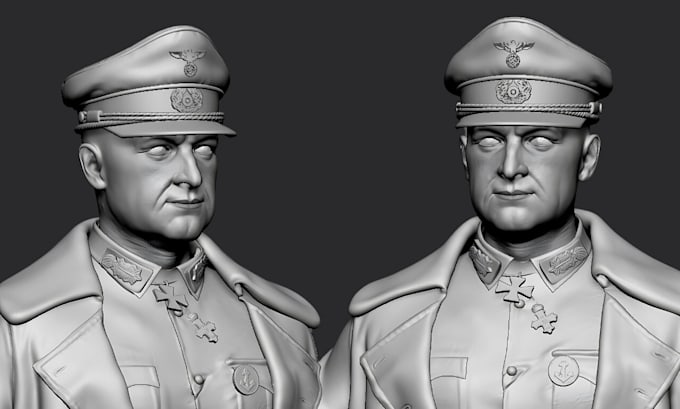 sculpt realistic 3d head 3d face model 3d full body bust model for 3d printing