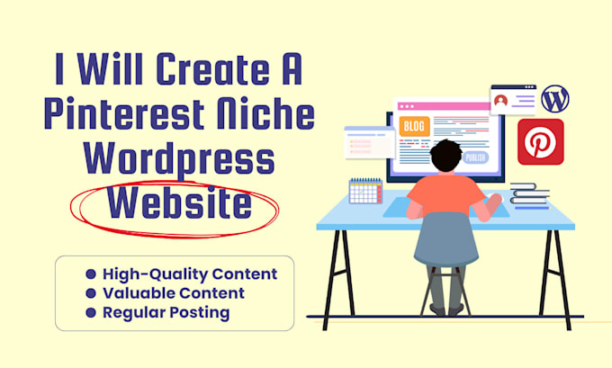 create a pinterest niche wordpress website