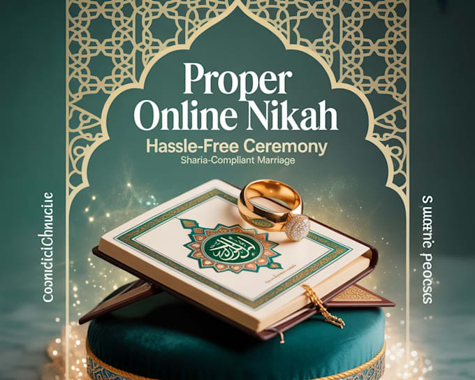 assist you in completing a proper, smooth, and hassle free online nikah ceremony