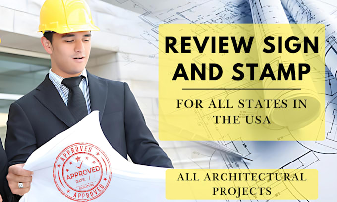 architectural stamp, pe stamp, city permit, architectural drawing