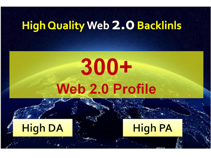 do manual web 2 0 profile seo high da backlink building