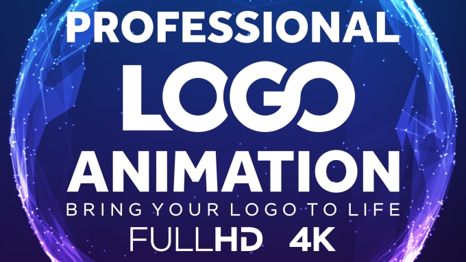 create a professional logo animation