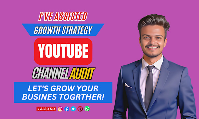 audit youtube channels to increase subscriptions and views
