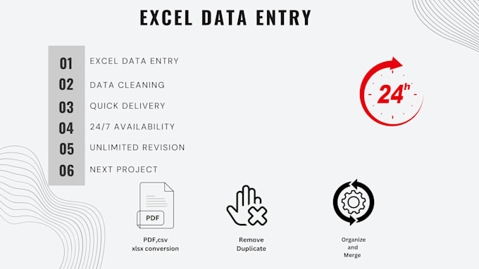 clean,organise,merge and format excel and csv data