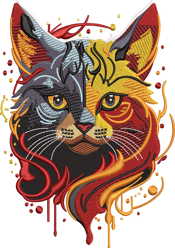 do embroidery digitizing, logo, digitize image for embroidery in dst, pes,emb