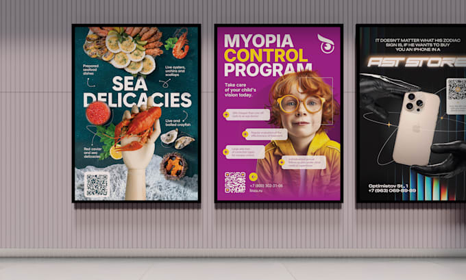 create an eye catching poster for your brand