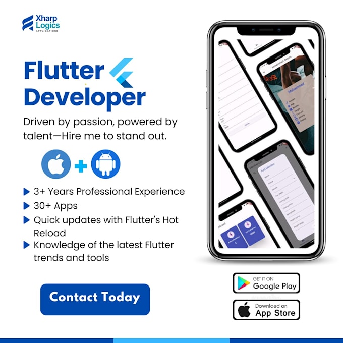 be your flutter expert and hybrid developer for firebase mobile apps