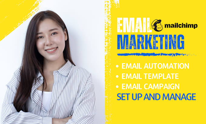 setup and manage mailchimp email campaigns and automation