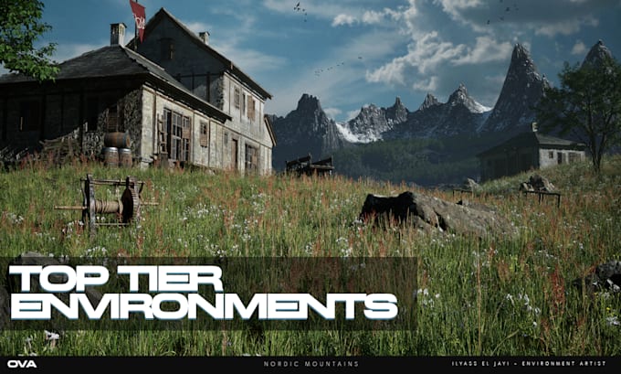 design high end 3d environments for games in unreal engine 5