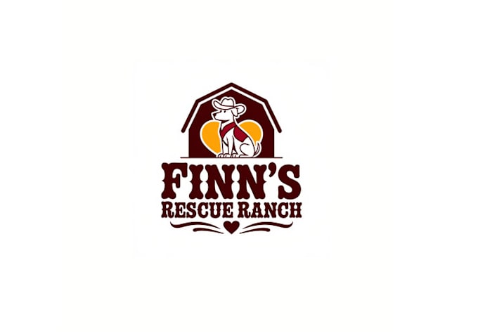 design rescue ranch taxes dog logo