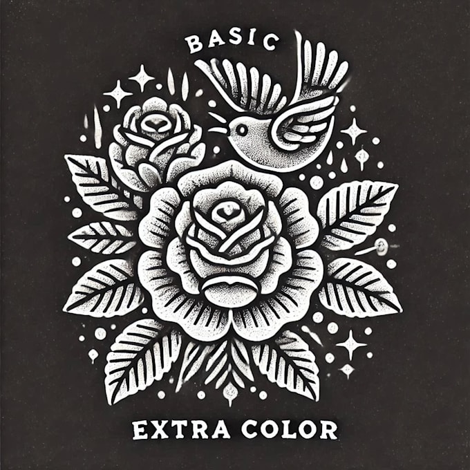 basic dotwork tattoo design for you