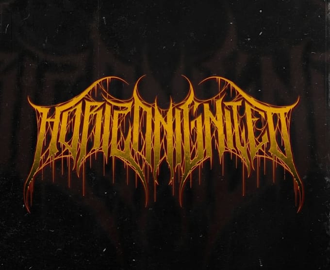create a sludge metal logo