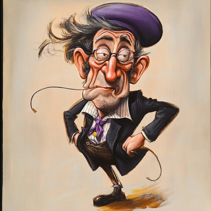 create unique and funny caricature art