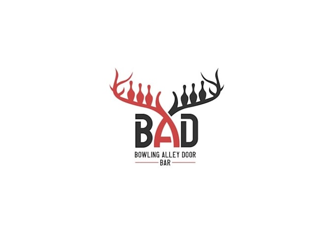 make courageous looks nice bad bar logo
