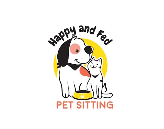 make unique dependable pet services logo