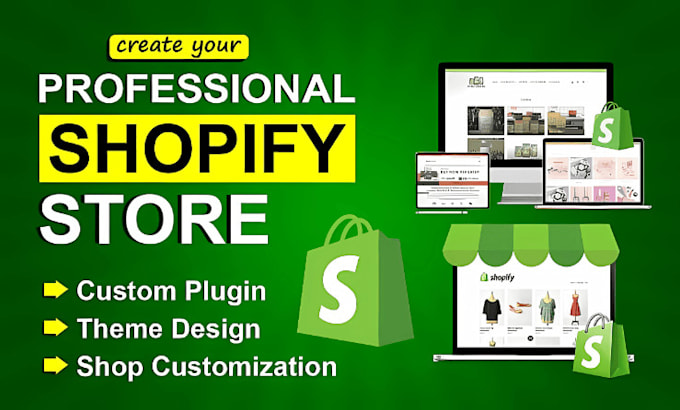 design shopify store and redesign shopify store