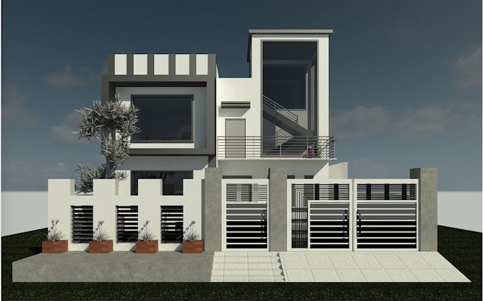 do architectural exterior modeling
