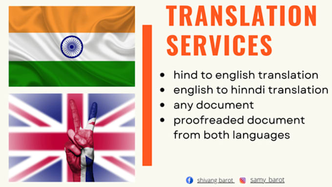 do professional translation in hindi and gujarati