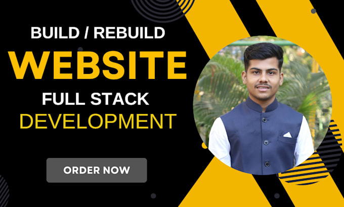 build, rebuild website as full stack web developer