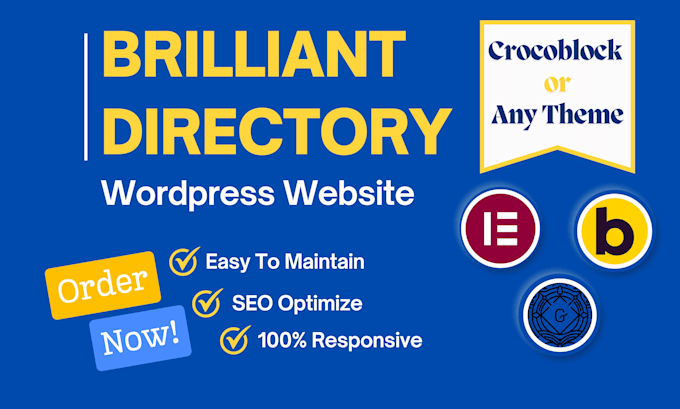 build a brilliant directory website with crocoblock or your theme