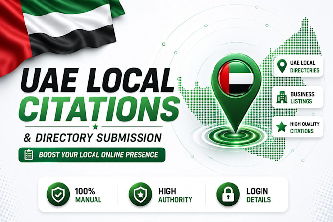 do uae, dubai local citations and directory submissions for local SEO backlinks