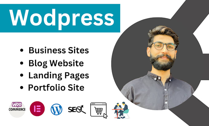 develop business website, landing page and blog website