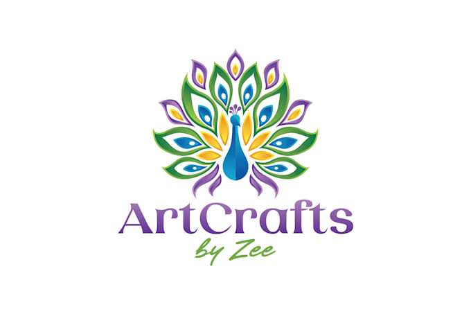 design awesome art crafts logo