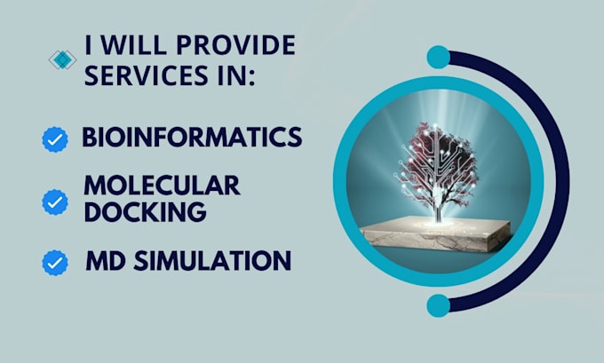 provide services bioinformatics, molecular docking and MD simulation