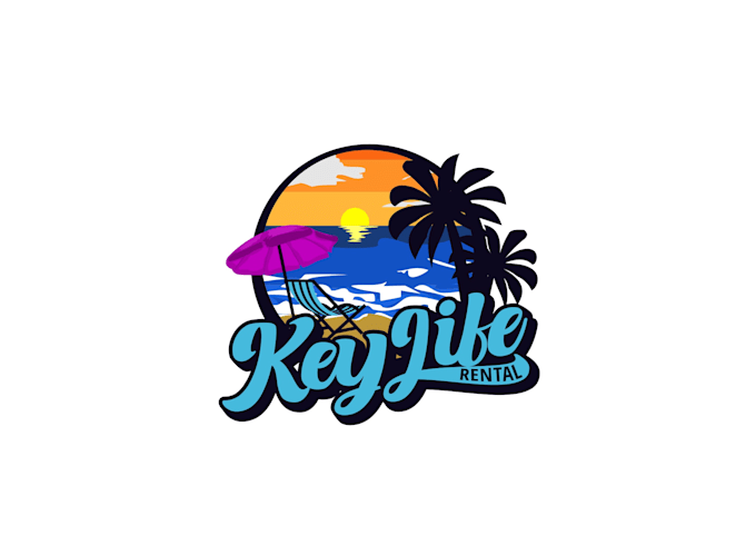 make masterfully unique beach logo design