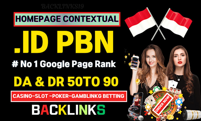 create indonesia homepage baclinks
