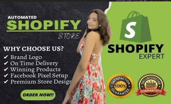 make professional shopify store and chatbots