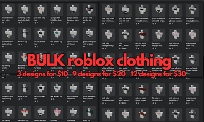 design custom roblox clothing in bulk