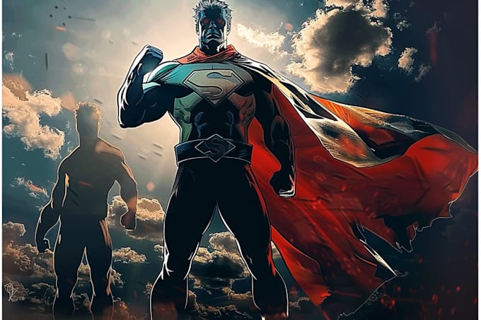 design original superhero character