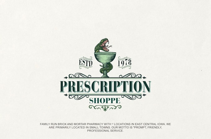 create a custom vintage style medical logo design