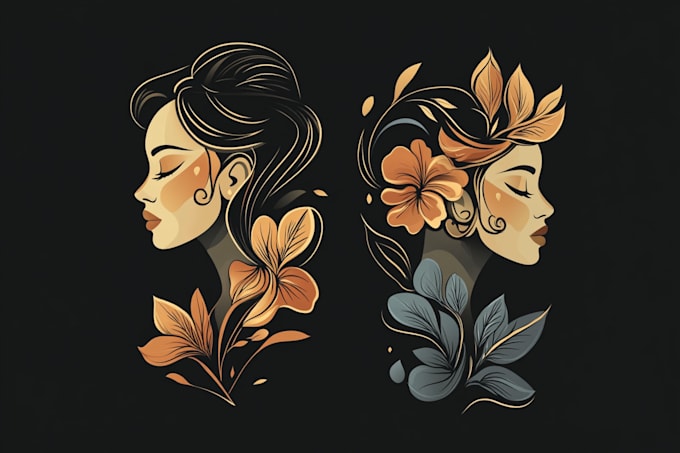 o perfect author elegant feminine logo