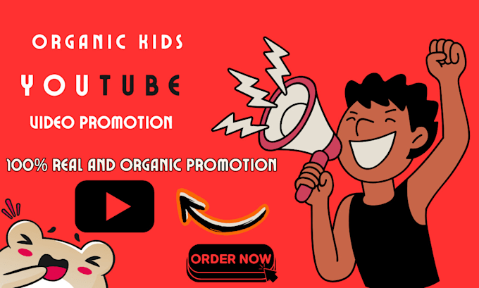 kids youtube video promotion organically