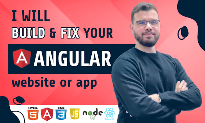 develop or fix your full stack angular nodejs web app