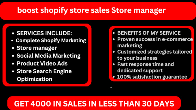 boost shopify sales dropshipping marketing ecommerce shopify marketing meta ads