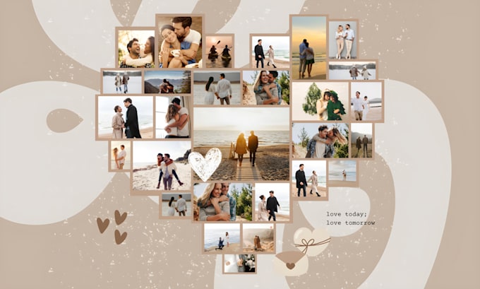 design a custom photo collage in 12 hours