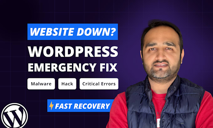 fix hacked wordpress site, remove malware, critical errors fast