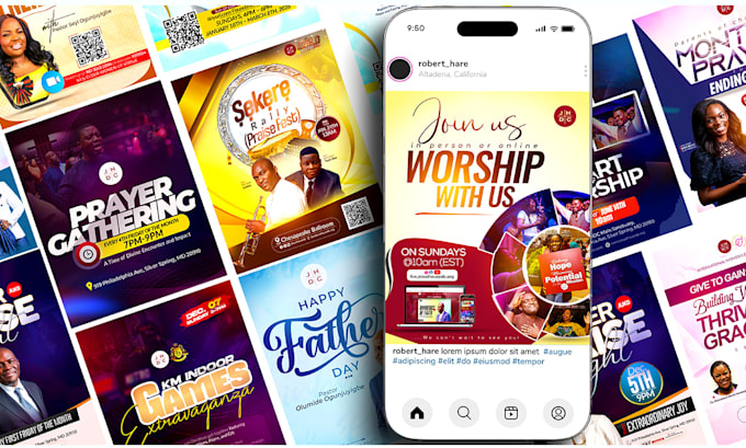 design a stunning and impactful church flyer