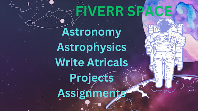 help in astronomy, astrophysics,article projects assignments