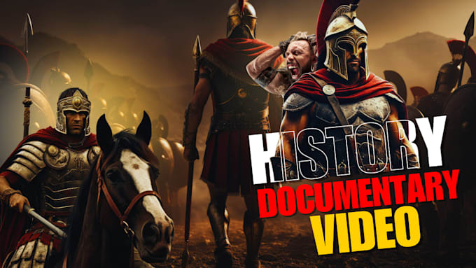 create a history documentary video for youtube
