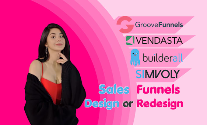 design sales funnel website redesign builderall, simvoly, groovefunnels,vendasta