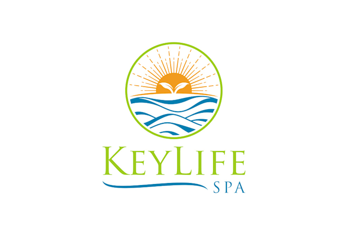 do spa logo design very fast with super color