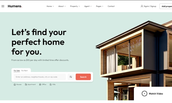 design real estate agent website real estate website realtor website idx website