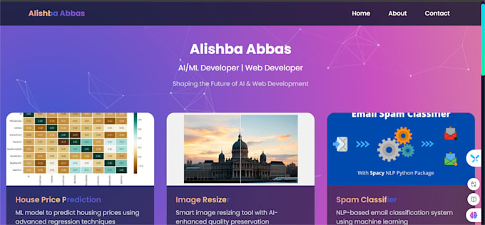 a professional python flask portfolio website